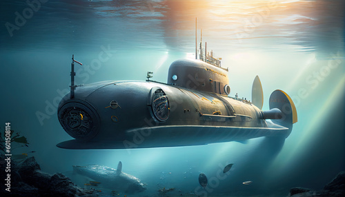 modern war submarine © neirfy