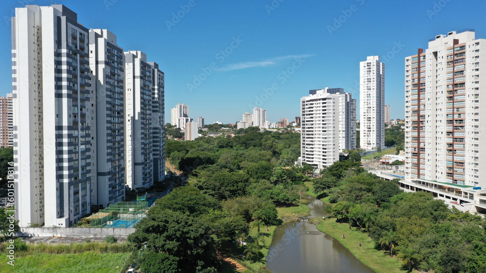 Beautiful view of Cascavel park in May, 2023. Goiania, Goias, Brazil 