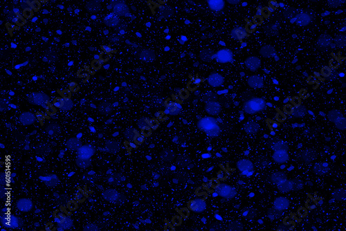 Dark blue snow abstract