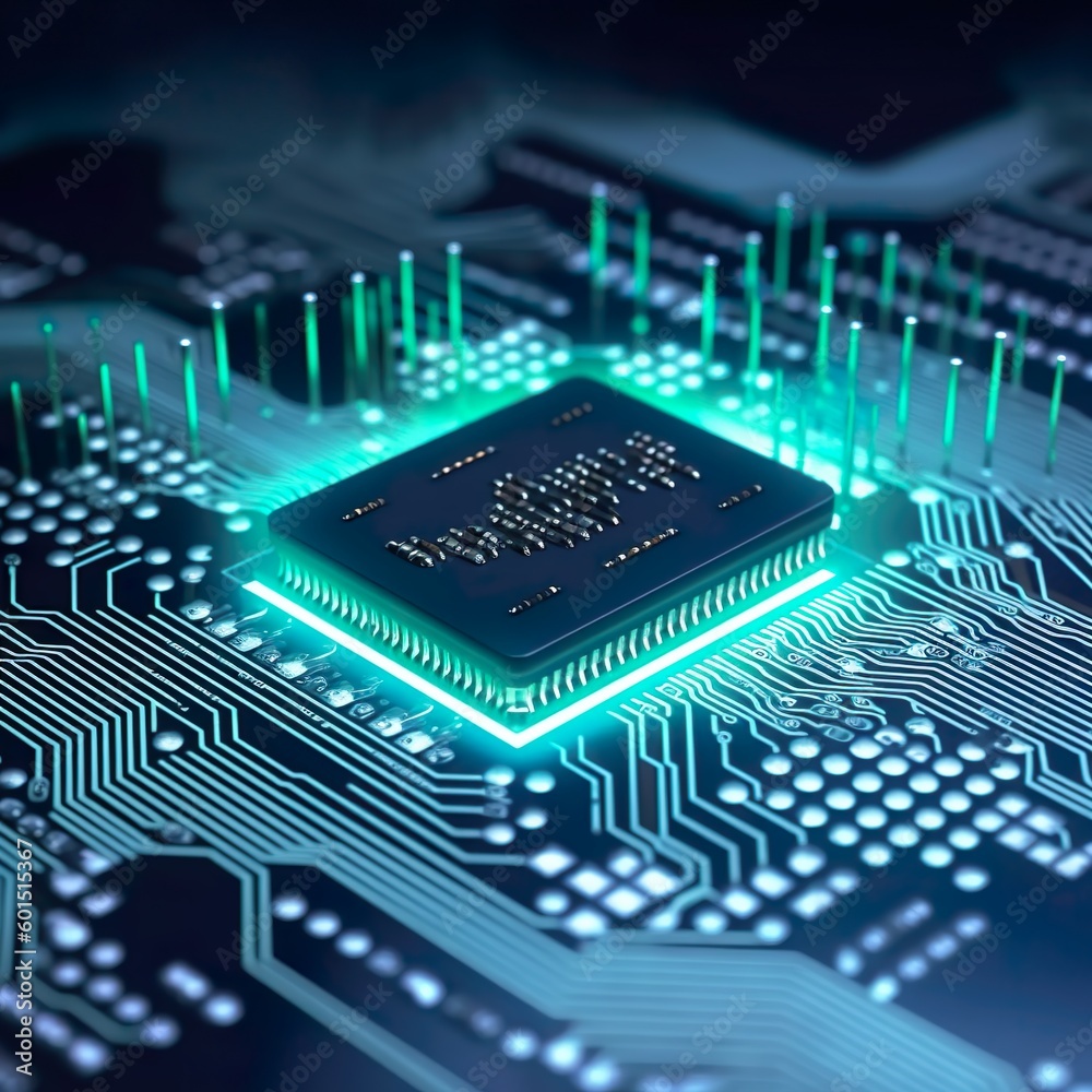 Fototapeta premium electronic circuit board