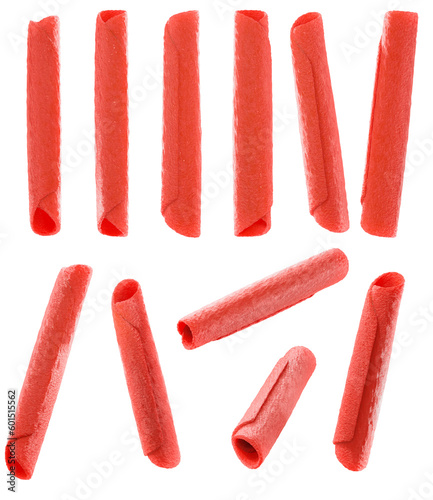 Rolled tortilla chips from different angles isolated on white background high quality details - 3d rendering