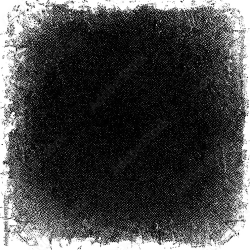 Old grunge fabric black and white vector texture for graphic design.