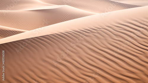 Sand dunes background. Illustration AI Generative.