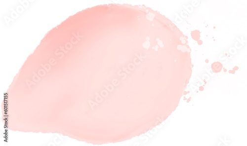Пионы-доп Watercolor semitransparent spot splatter stain pink beige tender