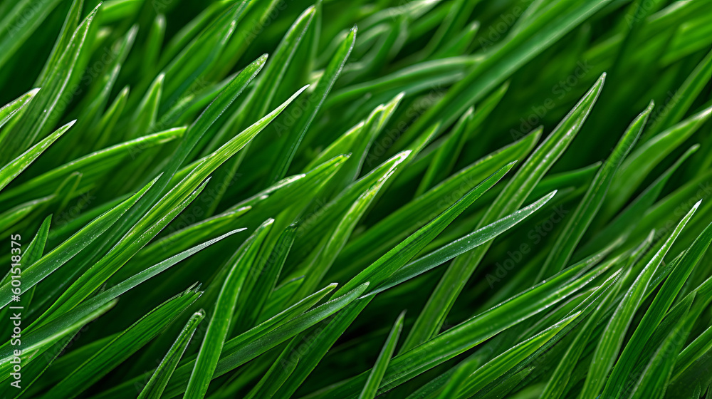 Green grass texture. Illustration AI Generative. Green grass texture. Illustration AI Generative.