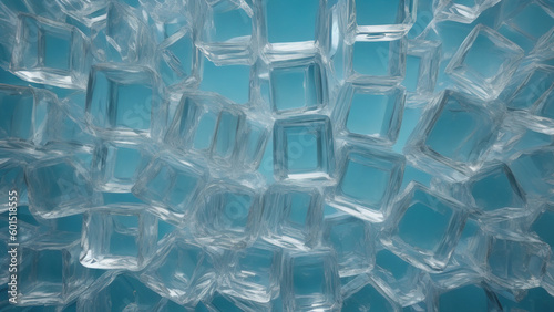 Ice cubes. Generative AI