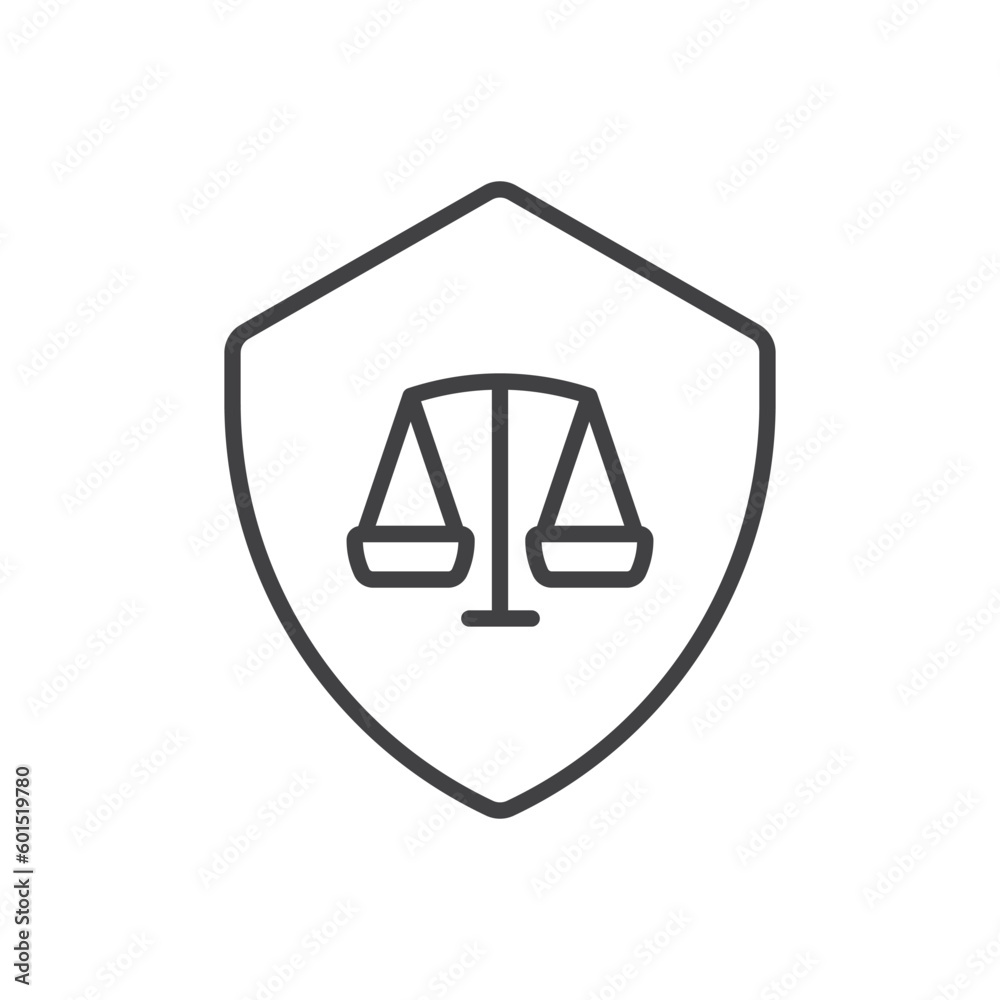 Justice Security Icon Sign Symbol Justice Security Icon Sign Symbol