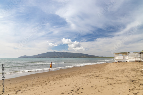 Fototapeta Naklejka Na Ścianę i Meble -  Al Cartello beach near Orbetello, Tuscany, Italy
