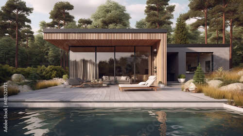 Wallpaper Mural Organic architecture concept created with generative ai tools Torontodigital.ca