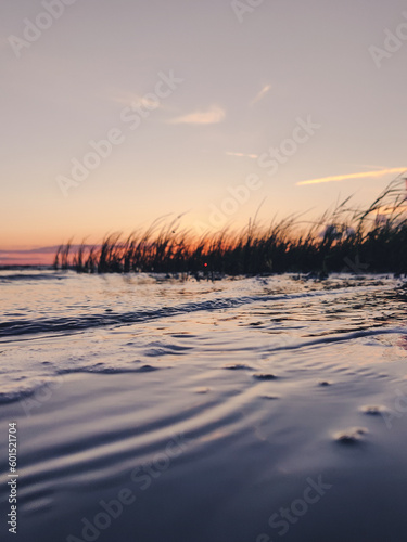 sunset on the beach