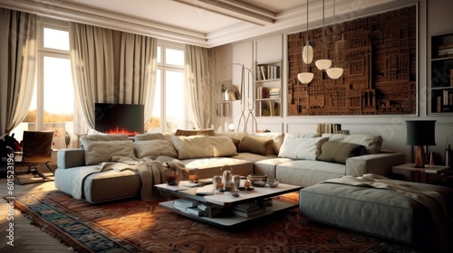Living Room Design © Damian Sobczyk