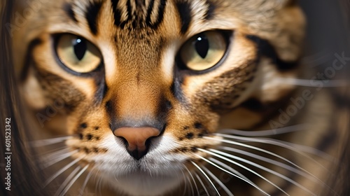 Nature's Artistry: Exquisite Bengal with Abstract Patterns