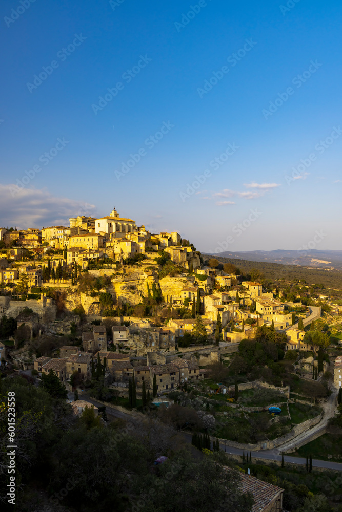 Obraz premium Gordes small medieval town in Provence, Luberon, Vaucluse, France
