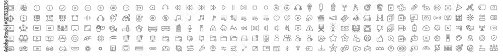 210 home cinema vector icon pack with projectors, screens, popcorn, screens, sound systems, and more. Ideal for modern digital and print media projects. 210 home cinema vector icon pack with projectors, screens, popcorn, screens, sound systems, and more. Ideal for modern digital and print media projects.
