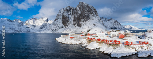 The fishing village of Hamnøy in Norway
