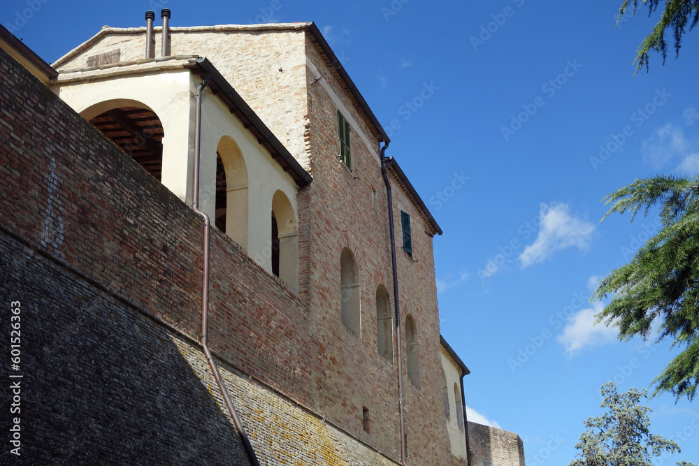 Morro d'Alba Castello von außen
