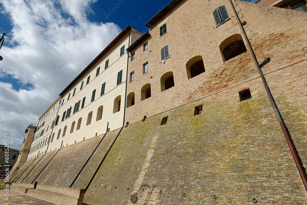 Morro d'Alba Castello Mauer Marken Italien 