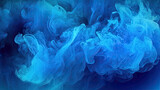 Mystical Whirls: Captivating 3D Blue Smoke in Generative AI Art