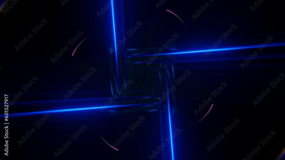 Vibrant and pulsing neon disco pattern in a seamless VJ loop for mesmerizing visuals