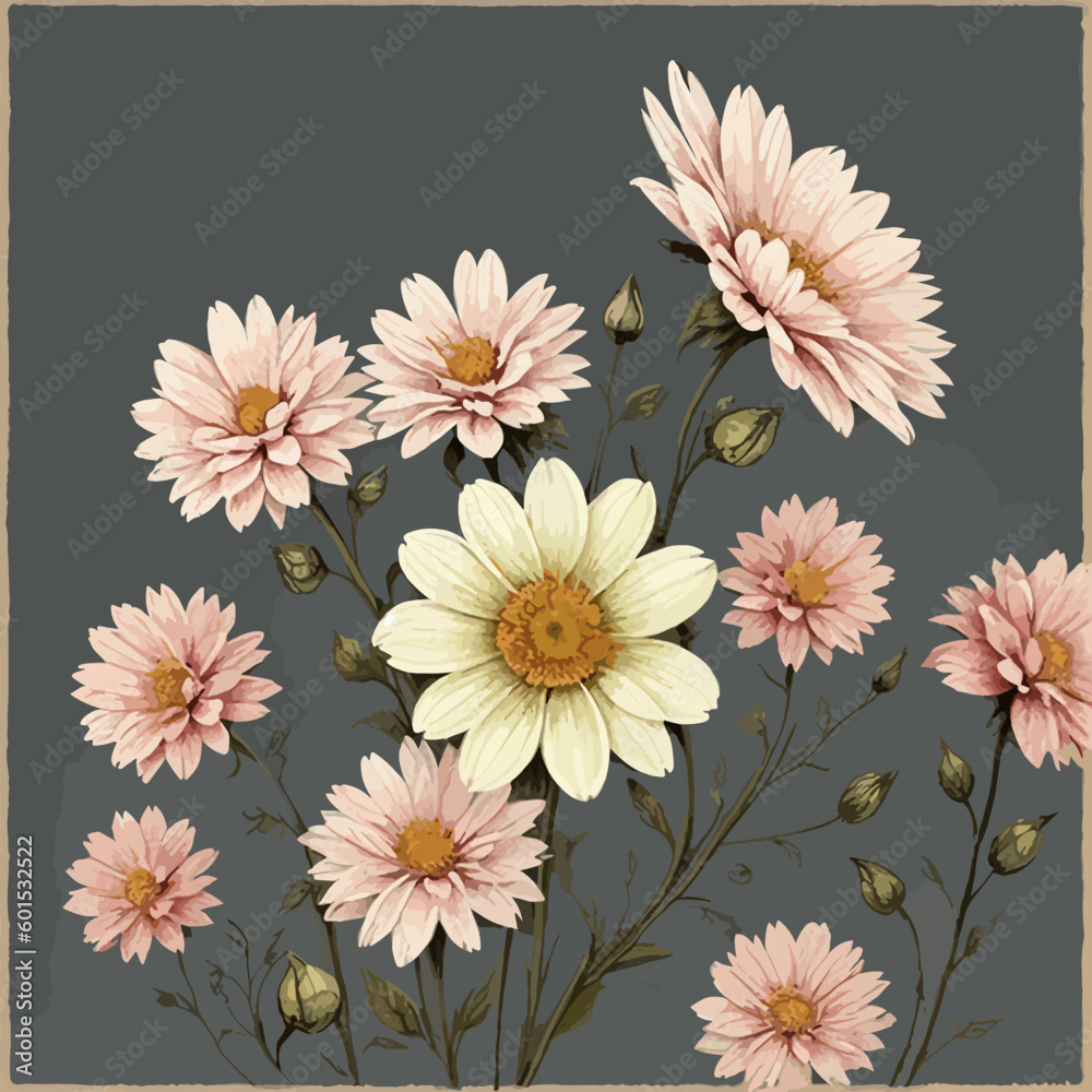 background with flowers