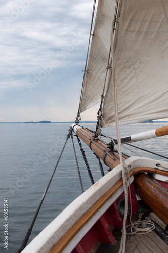 Beautiful landscape seen from a sailboat