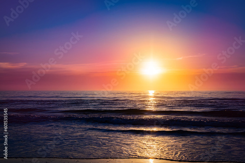 Sun Set on the Beach