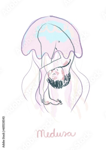 niño medusa photo