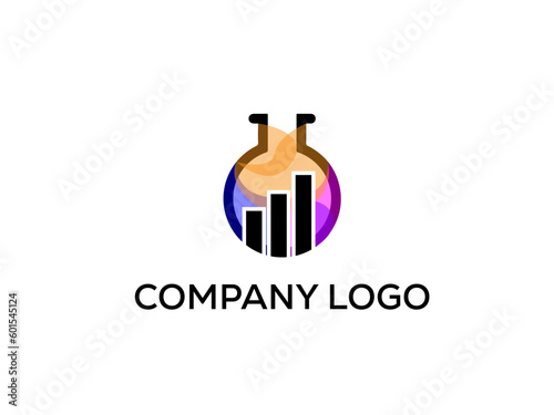 Modern abstract digital logo. typography, Creative lab logo and Minimal technology vector illustration logo. symbol set for artist, modern style Awesome logo in shape a template Mode flat.