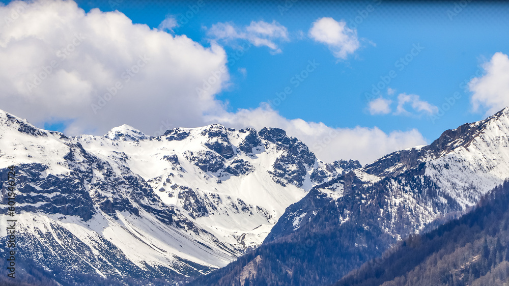 Fototapeta premium Swiss & Italian Alps