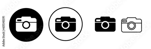 Camera Icon in trendy flat style isolated. Camera symbol web site design