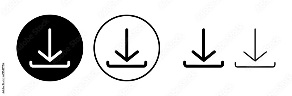 Download icon vector. Downloading vector icon Download icon vector. Downloading vector icon