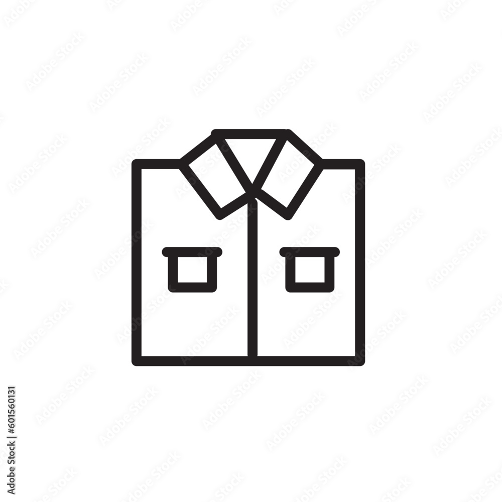 Cloth Dress Employee Outline Icon Cloth Dress Employee Outline Icon