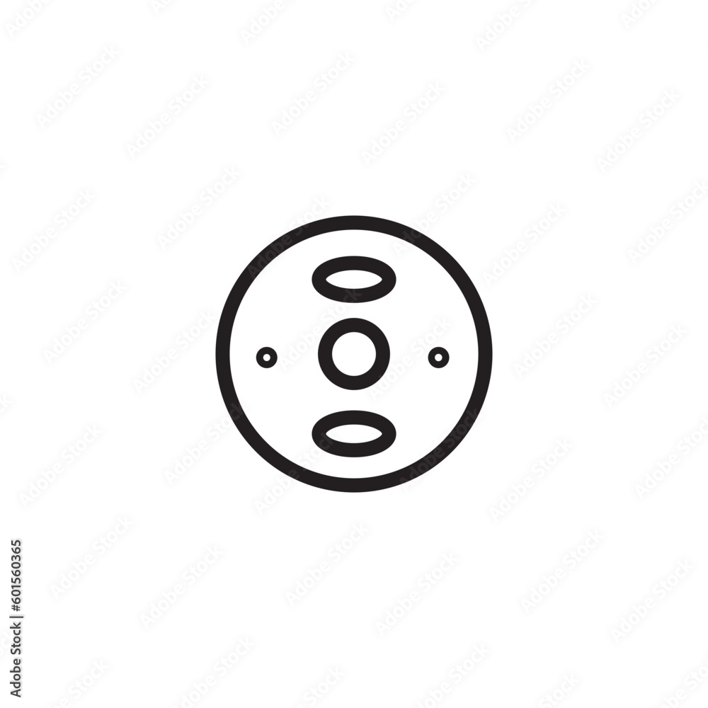 Service Wheel Car Outline Icon Service Wheel Car Outline Icon