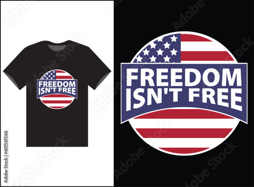 Freedom Isn't Free American Flag T-shirt, American Flag Shirt, Fourth of July t-shirt, patriotic tshirt, Conservative shirt, Merica shirt.