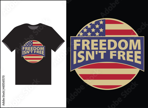 Freedom Isn't Free American Flag T-shirt, American Flag Shirt, Fourth of July t-shirt, patriotic tshirt, Conservative shirt, Merica shirt.