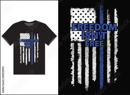 Freedom Isn't Free American Flag T-shirt, American Flag Shirt, Fourth of July t-shirt, patriotic tshirt, Conservative shirt, Merica shirt.