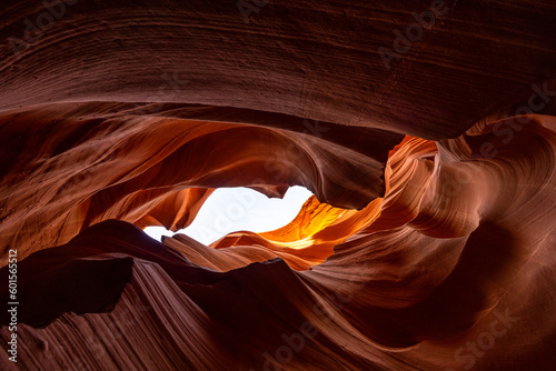 Lower Antelope Canyon a Natural attraction in the Navajo Reservation near Page, Arizona USA