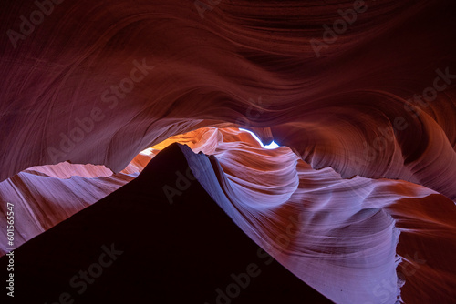 Lower Antelope Canyon a Natural attraction in the Navajo Reservation near Page, Arizona USA