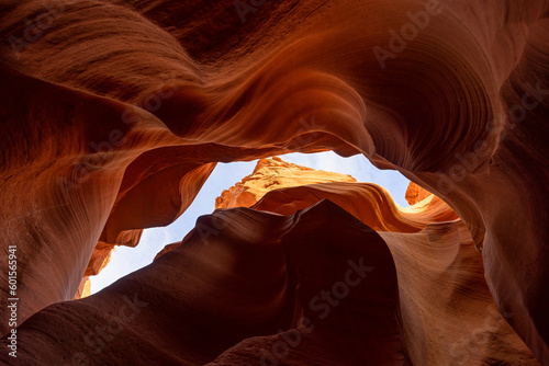 Lower Antelope Canyon a Natural attraction in the Navajo Reservation near Page, Arizona USA
