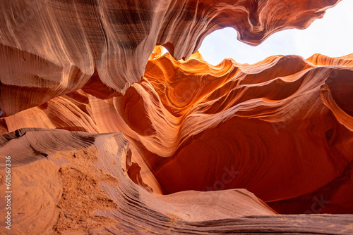 Lower Antelope Canyon a Natural attraction in the Navajo Reservation near Page, Arizona USA photo