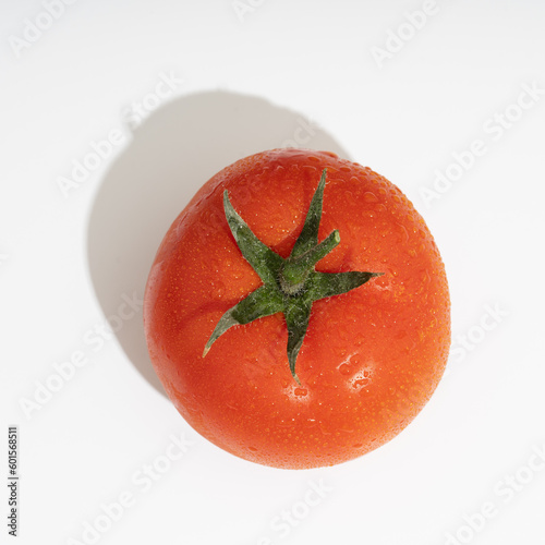 Fresh tomato isolated on white background
