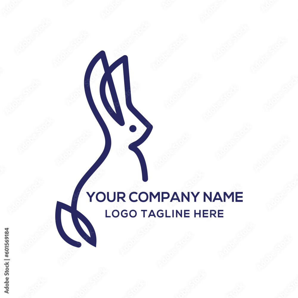 Rabbit icon logo design with vector file. Rabbit icon logo design with vector file.