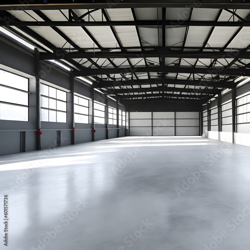 empty hangar to place an airplane.