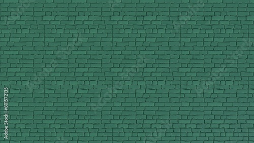 brick pattern green background