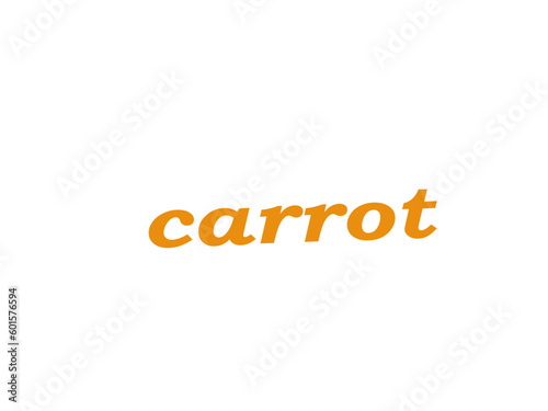 set of cartoon carrots