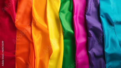 LGBT pride community, gay culture symbol, homosexual pride. Rainbow flag sexual identity. Colorful rainbow transgender symbol flag. Generative AI