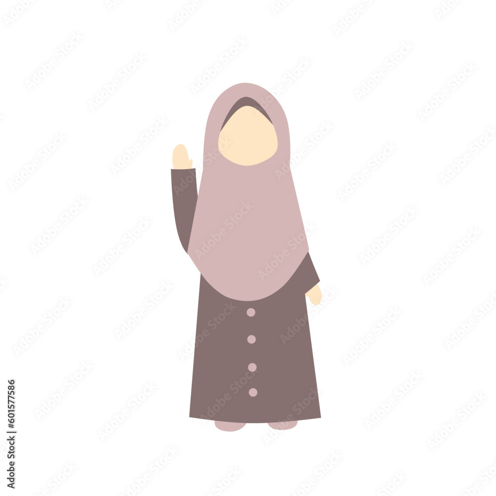 Cute Faceless Muslim Girl Cute Faceless Muslim Girl