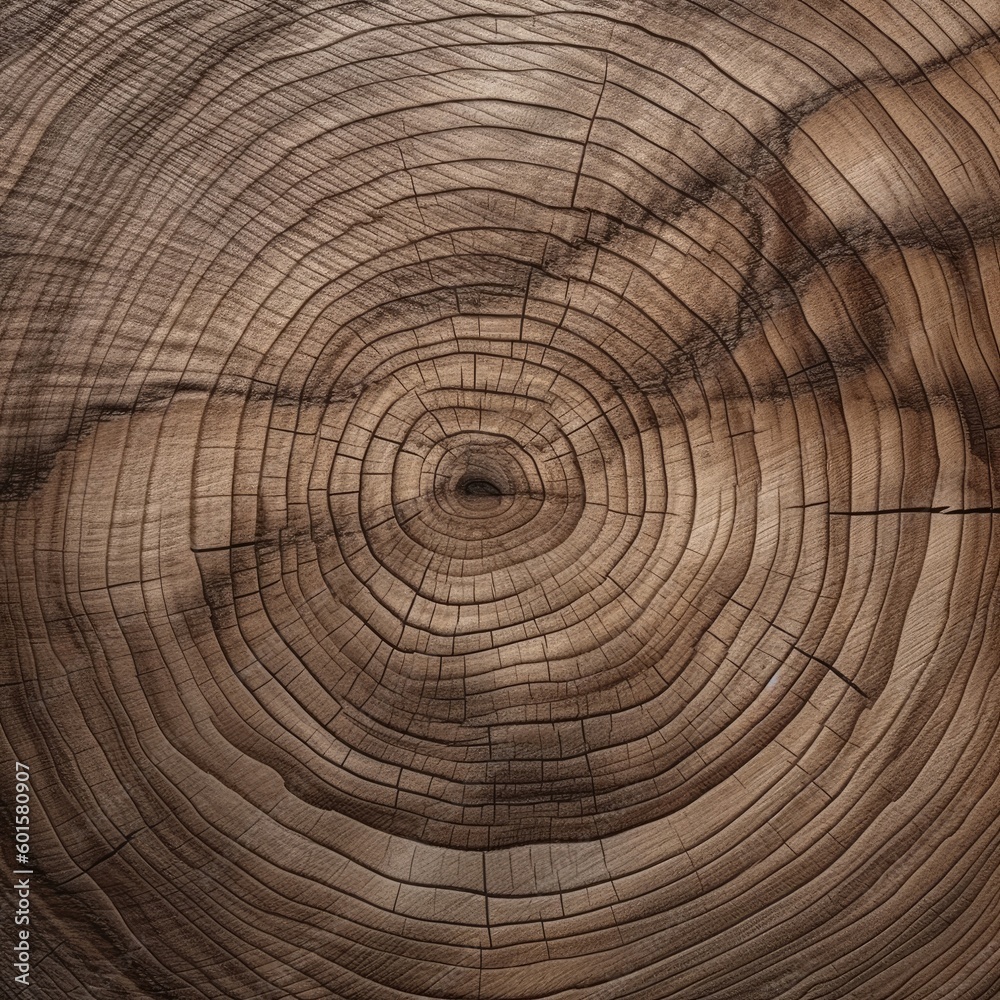 The top-down view of an oak grooves table is a captivating shot for textured background illustrations. (Generative AI) The top-down view of an oak grooves table is a captivating shot for textured background illustrations. (Generative AI)