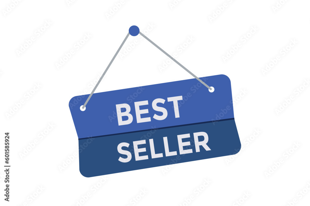 Best seller button web banner templates. Vector Illustration Best seller button web banner templates. Vector Illustration