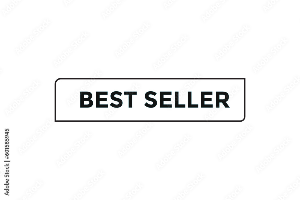 Best seller button web banner templates. Vector Illustration Best seller button web banner templates. Vector Illustration